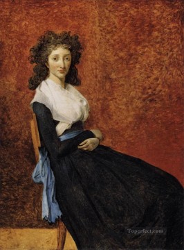  Louis Pintura - Madame Trudaine Neoclasicismo Jacques Louis David